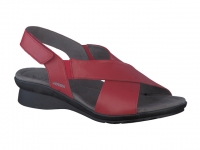 Chaussure mephisto CompensÃ©e modele phara rouge